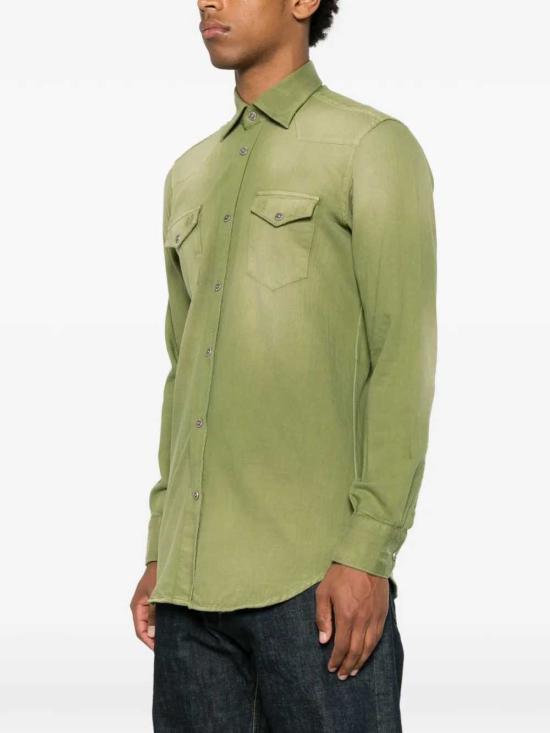 26SS 사르토리오 긴팔 셔츠 SCC0001SH445919 VERDE - SARTORIO