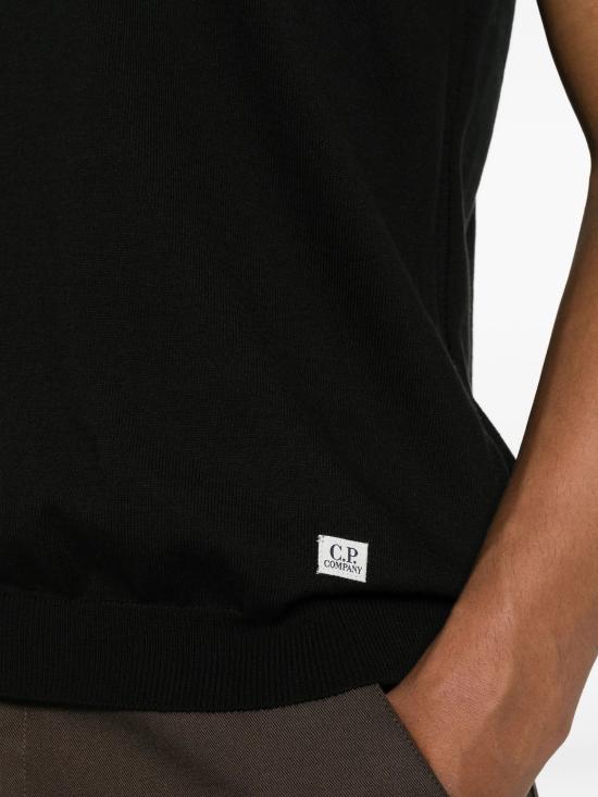 26SS 씨피 컴퍼니 폴로 티셔츠 20CMKN099A110560A 999 BLACK - C.P. COMPANY