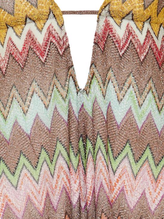 26SS 미소니 미디 원피스 MS26SQ1VBR014K MULTICOLOR DARK - MISSONI