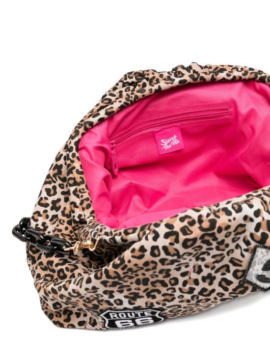 26SS 시크릿 폰 폰 클러치/파우치 CAPRICANVAS LEOPARD Brown - SECRET PON PON
