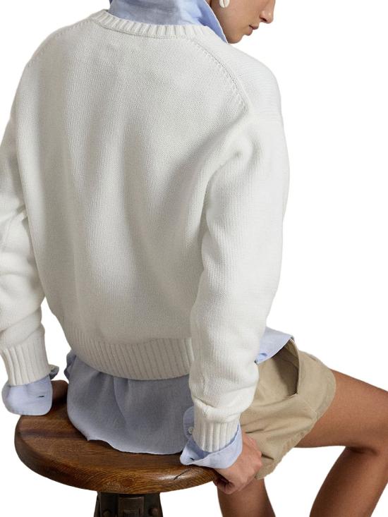 26SS 폴로 랄프로렌 스웨터 211A12723 001 WHITE - POLO RALPH LAUREN