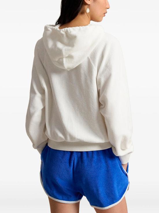 26SS 폴로 랄프로렌 후드 티셔츠 211A12745 001 WHITE - POLO RALPH LAUREN