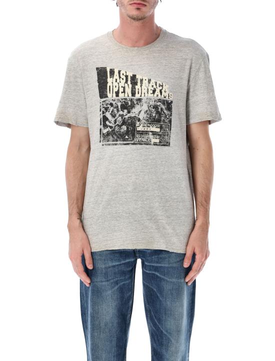 25FW 골든구스 반팔 티셔츠 GMP01220P002145 60255 GREY MELANGE