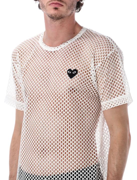 26SS 꼼데가르송 반팔 티셔츠 AXT352051 2 WHITE - COMME DES GARCONS