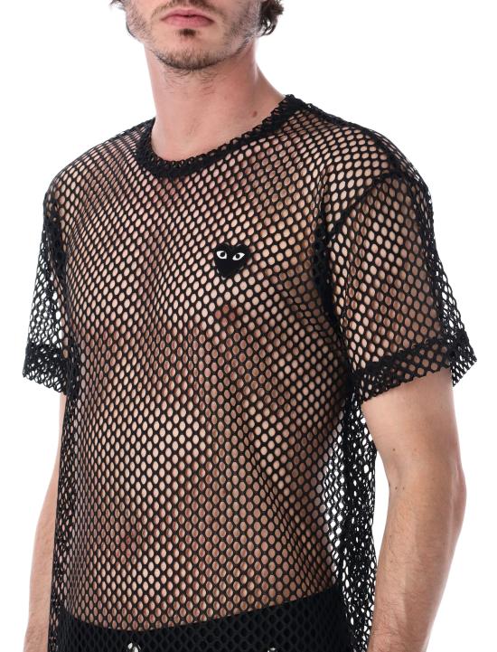 26SS 꼼데가르송 반팔 티셔츠 AXT352051 BLACK - COMME DES GARCONS