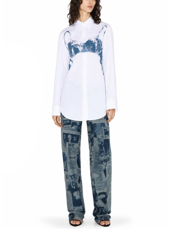 26SS 장 폴 고티에 셔츠 ST053 C07101102 WHITE - JEAN PAUL GAULTIER