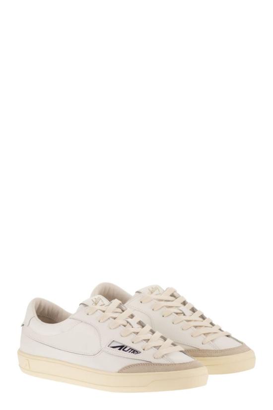  오트리 WINDSCAPE 로우 스니커즈 스웨이드 SCLW UK01 WHITE - AUTRY