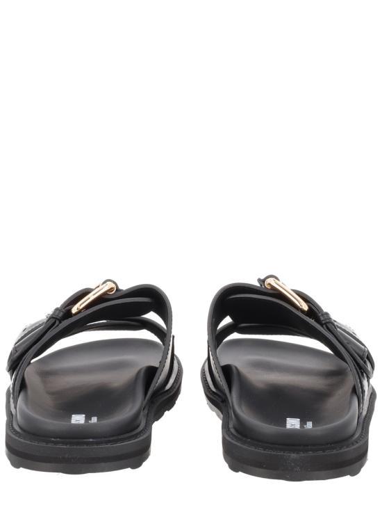 26SS 모스키노 뮬/슬리퍼 MA28153G1O MF0000 BLACK - MOSCHINO