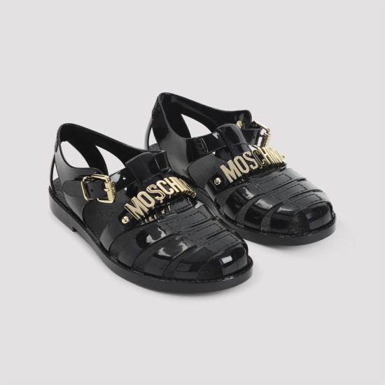 26SS 모스키노 샌들 MA16501G1O M20000 BLACK - MOSCHINO
