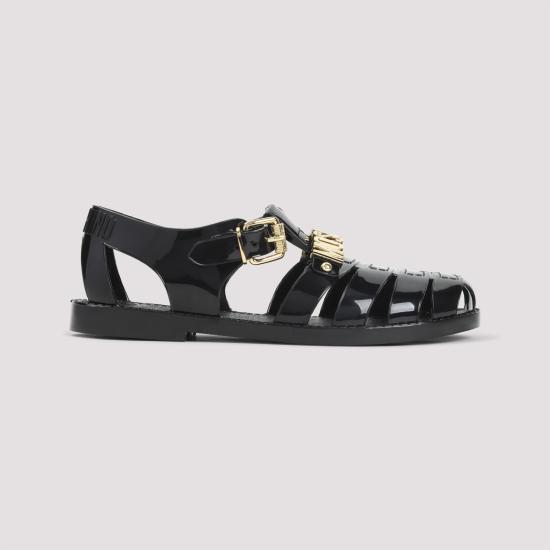 26SS 모스키노 샌들 MA16501G1O M20000 BLACK - MOSCHINO