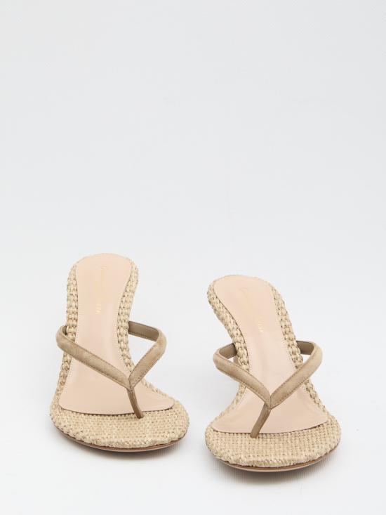 26SS 지안비토로시 뮬/슬리퍼 G11260 70RICCBLCMNA IVORY - GIANVITO ROSSI