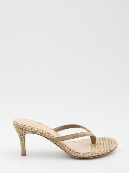 26SS 지안비토로시 뮬/슬리퍼 G11260 70RICCBLCMNA IVORY