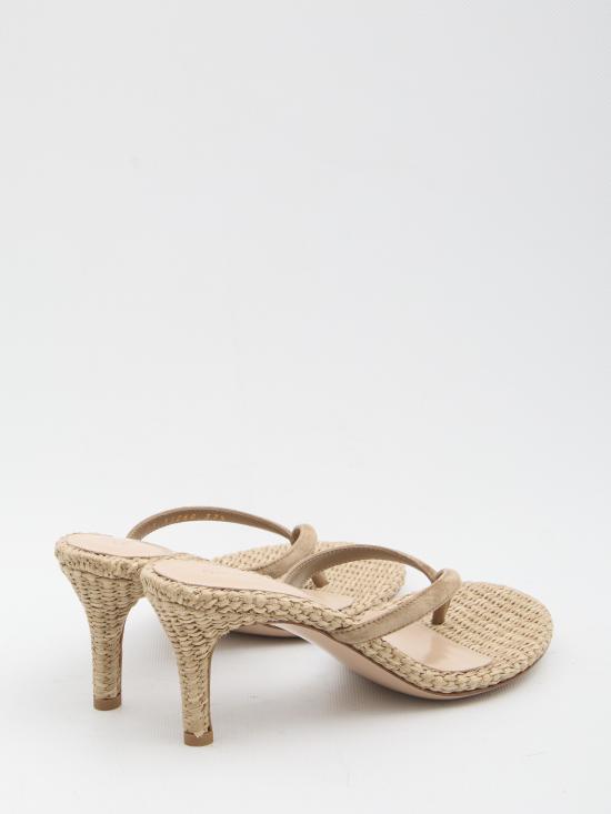 26SS 지안비토로시 뮬/슬리퍼 G11260 70RICCBLCMNA IVORY - GIANVITO ROSSI