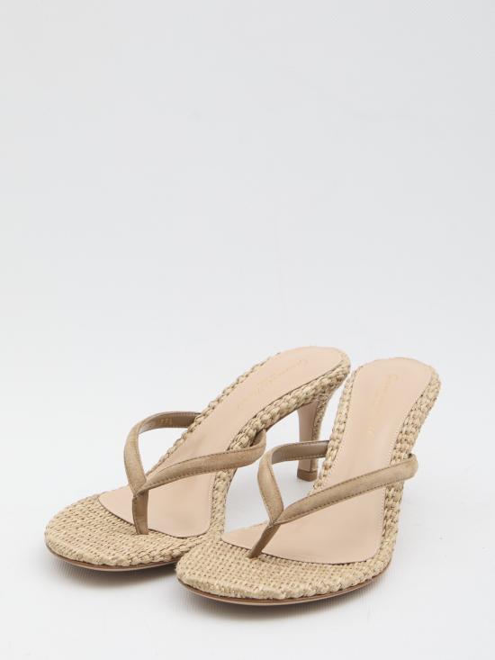 26SS 지안비토로시 뮬/슬리퍼 G11260 70RICCBLCMNA IVORY - GIANVITO ROSSI