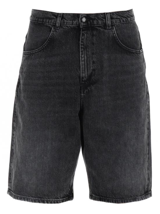 26SS 아미시 데님 숏팬츠 AMU003N094 3011C0998 BLACK