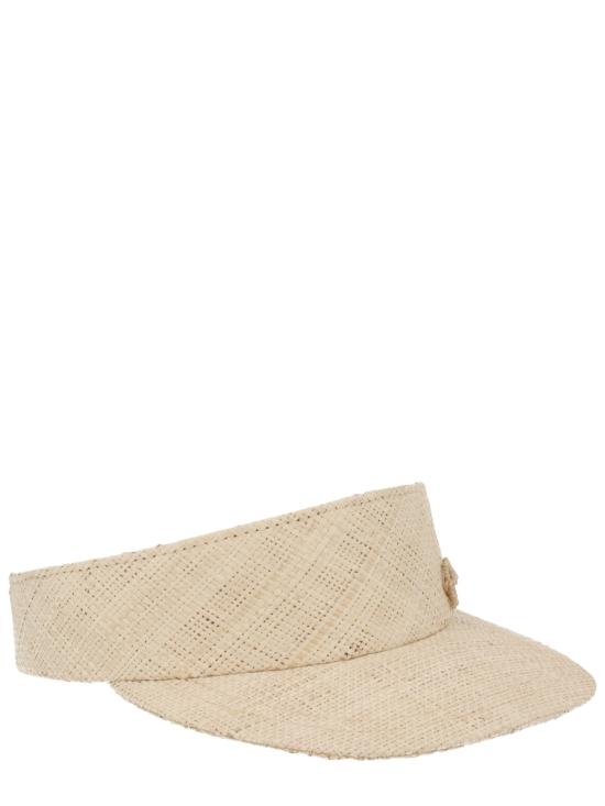 26SS 루슬란바진스키 썬캡 KZR035SS26 STRSRBNATURALSTRAW IVORY - RUSLAN BAGINSKIY