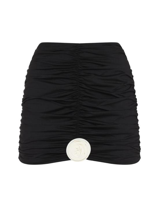  라 레베체 숏 스커트 LILLIBETSKIRT BLACKIVORY - LA REVECHE