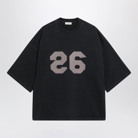 26SS 피어오브갓 반팔 티셔츠 FG9M109958HWJ 001 BLACK