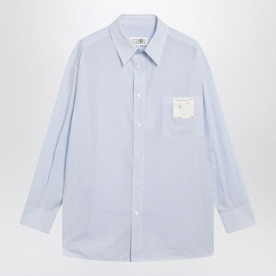 26SS MM6 메종마르지엘라 긴팔 셔츠 SH2DT0048M35874 001F LIGHT BLUE
