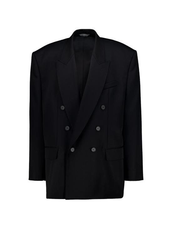 26SS 발렌시아가 수트 자켓 871256TUT01 1000 BLACK
