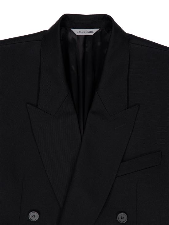26SS 발렌시아가 수트 자켓 871256TUT01 1000 BLACK - BALENCIAGA