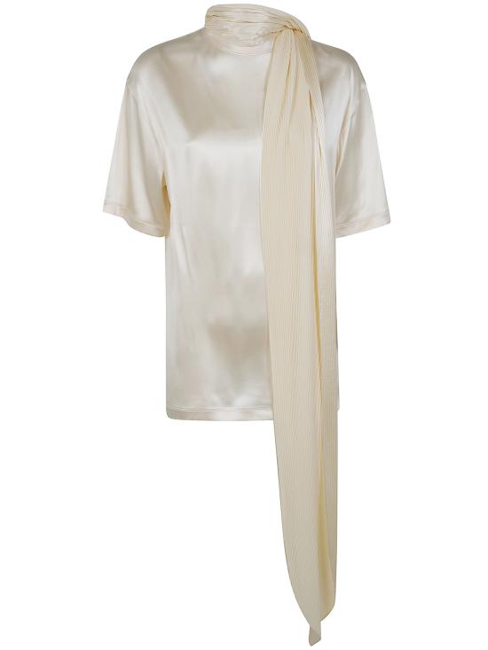 26SS 피비 파일로 반팔 티셔츠 DT197SE3484 103CR WHITE