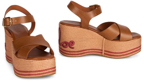 26SS 끌로에 샌들 CH26U18ZXJ527 Camel - CHLOE