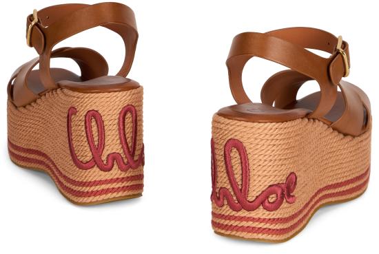 26SS 끌로에 샌들 CH26U18ZXJ527 Camel - CHLOE