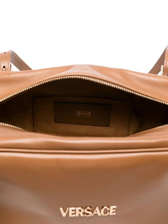 26SS 베르사체 VERSACE TAG 나파 라지 볼링백 10164281A13171 1N19V BROWN - VERSACE