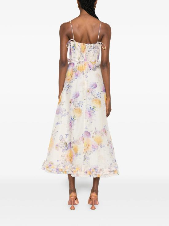 26SS 짐머만 미디 원피스 7568DS261 CRDA Multicolor - ZIMMERMANN