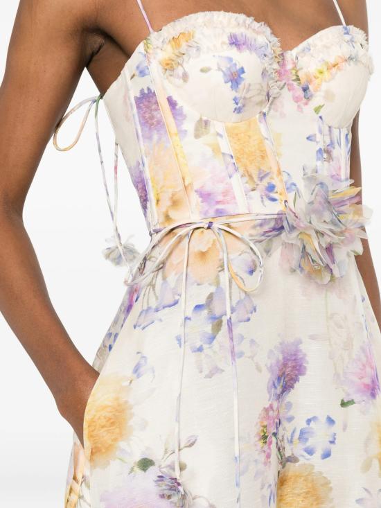 26SS 짐머만 미디 원피스 7568DS261 CRDA Multicolor - ZIMMERMANN