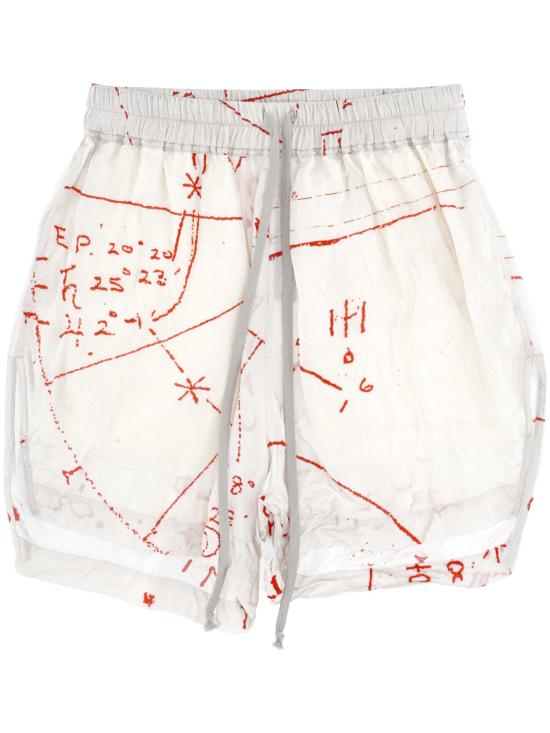 26SS 릭 오웬스 숏팬츠 RP01F6351 KP111153 MILK ORANGE