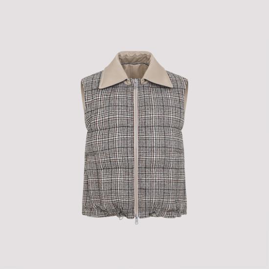 26FW 브루넬로 쿠치넬리 베스트 ML5977142P C631 TOBACCO - BRUNELLO CUCINELLI
