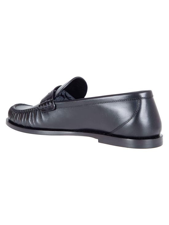 26SS 생로랑 스무스 레더 카산드라 로퍼 820618AAELH1000 Black - SAINT LAURENT