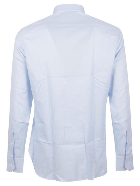 26SS 에르메네질도제냐 긴팔 셔츠 303902A39MS0PAG Blue - ERMENEGILDO ZEGNA