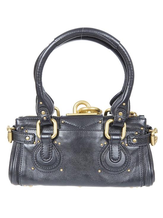 26SS 끌로에 스몰 그레인드 레더 패딩턴 백 CH26SS805P75001 Black - CHLOE