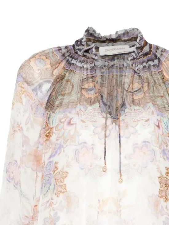 26SS 짐머만 블라우스 0991TS261 CBPA Multicolor - ZIMMERMANN