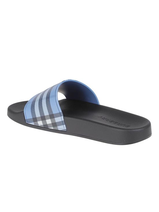 26SS 버버리 체크 슬라이드 8123583 C4258 Blue - BURBERRY