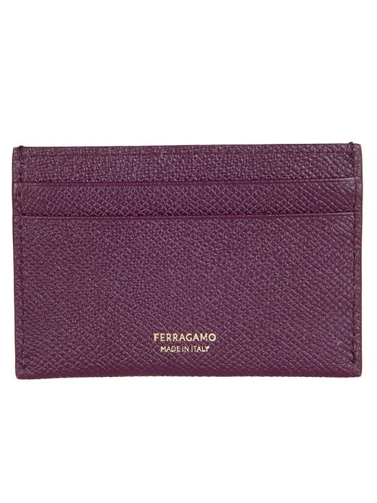 26SS 살바토레 페라가모 간치니 카드홀더 789861 058 Burgundy - SALVATORE FERRAGAMO