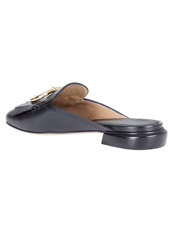 26SS 살바토레 페라가모 뮬/슬리퍼 790493 001 Black - SALVATORE FERRAGAMO