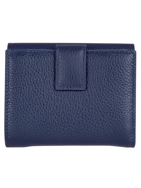 26SS 살바토레 페라가모 간치니 컴팩트 월렛 785780 005 Blue - SALVATORE FERRAGAMO
