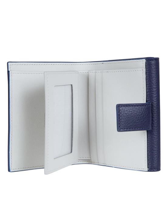 26SS 살바토레 페라가모 간치니 컴팩트 월렛 785780 005 Blue - SALVATORE FERRAGAMO