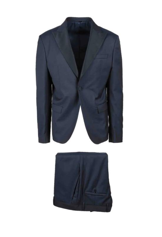  Alessandro Dell Acqua 수트 세트 남성 정장 - 파란색
