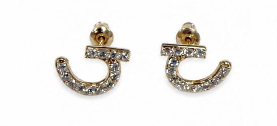 26SS 살바토레 페라가모 이어링 760971 794093ORO CRYSTAL