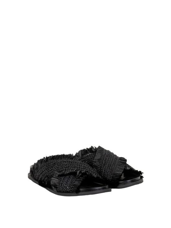 26SS 마이클 코어스 뮬/슬리퍼 40S6PYFS1D 001 Black - MICHAEL KORS