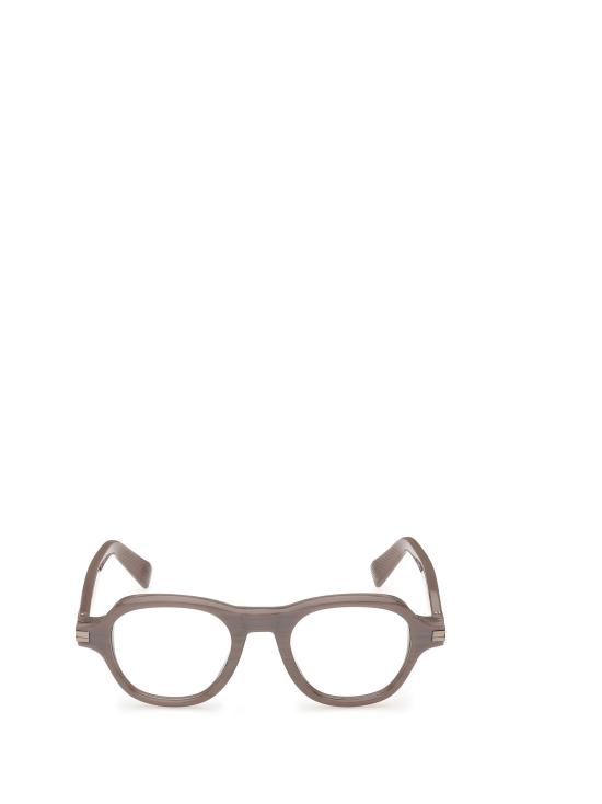 26FW 에르메네질도제냐 안경 EZ5341 059 BEIGE BROWN STRIPED