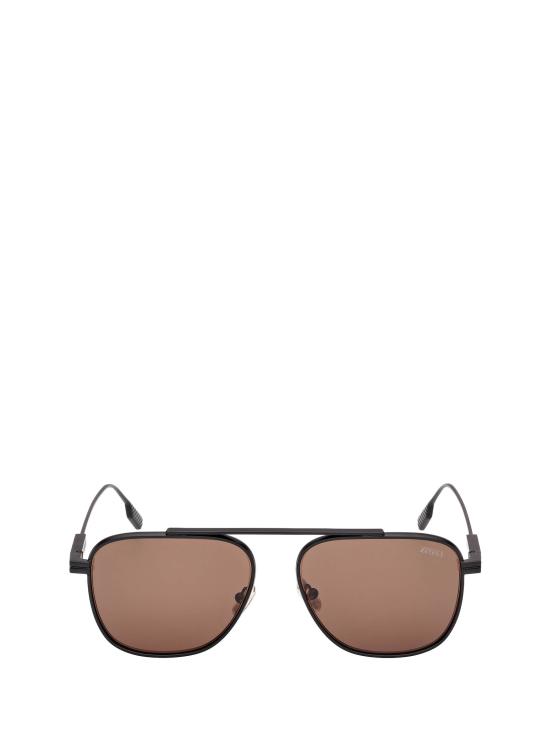 26FW 에르메네질도제냐 선글라스 EZ0291 02E MATTE BLACK