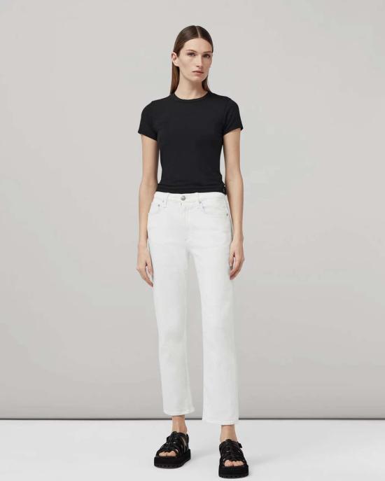  랙앤본 스트레이트 팬츠 Rag & Bone Harlow Jean White