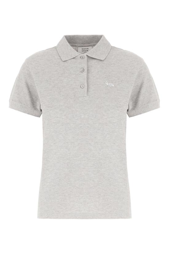 26SS 메종키츠네 베이비 폭스 레귤러 폴로 티셔츠 MW00202KP0001H120 LIGHT GREY MELANGE DOM