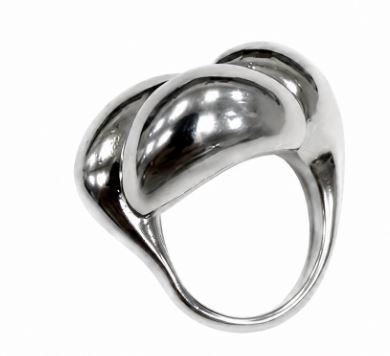 26SS 쉐르 반지 BIJ1603BAGUROSA ARG0125W Argento